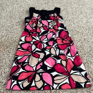 Floral print tight fit dress